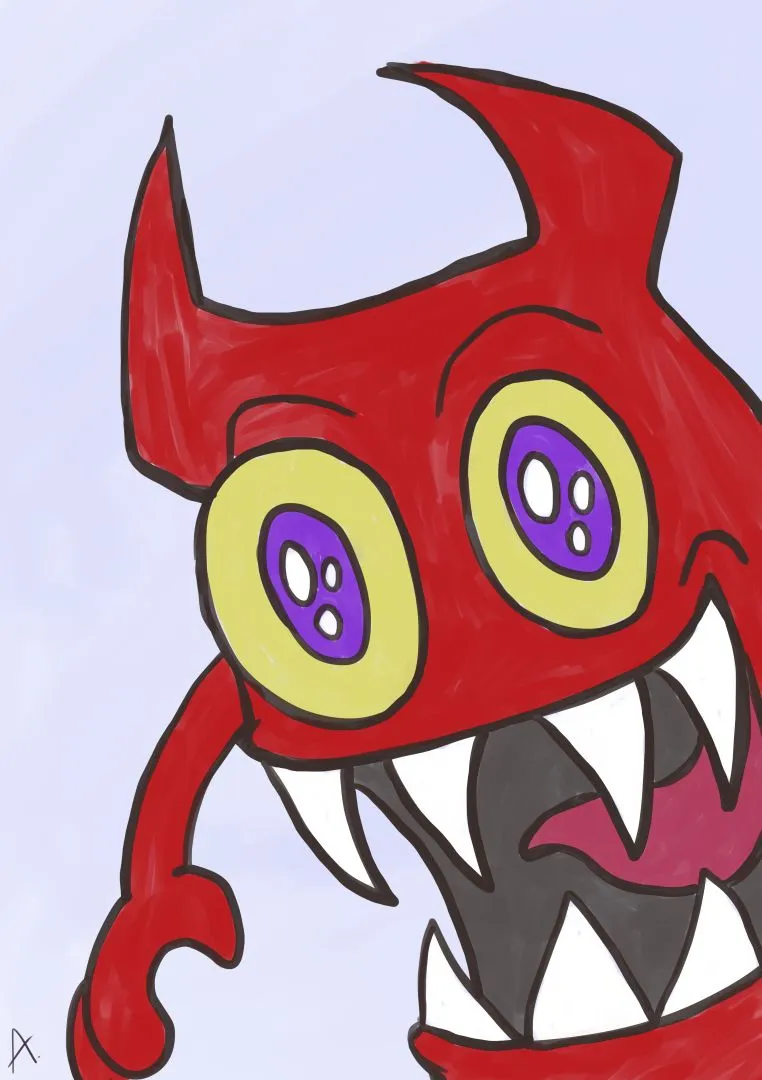 Happy little devil