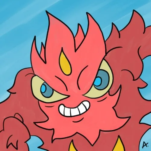 Fire made monster