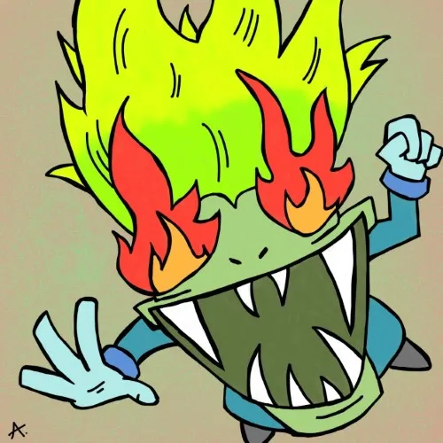 On fire